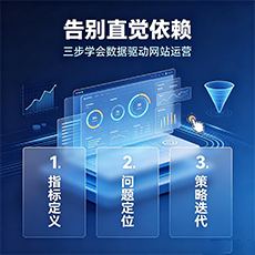 锡林郭勒盟建站-告别直觉依赖：三步学会数据驱动网站运营