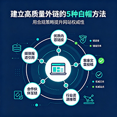 锡林郭勒盟建站-建立高质量外链的5种白帽方法